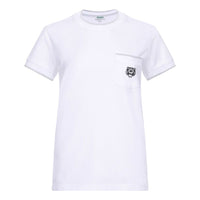 KENZO Embroidery Round-neck Tee White F862TS858981-01