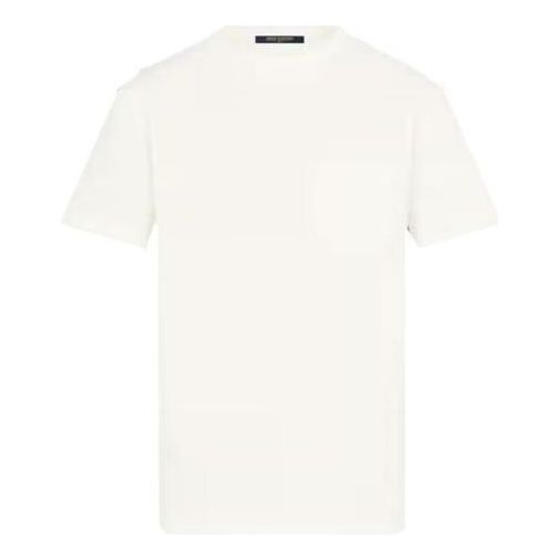 LOUIS VUITTON Half Damier Pocket T-Shirt 'White' 1A7XE9