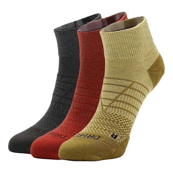 Nike Unisex Logo Sports Socks 3 Packs Brown/Red/Black Multi-color SX5549-988