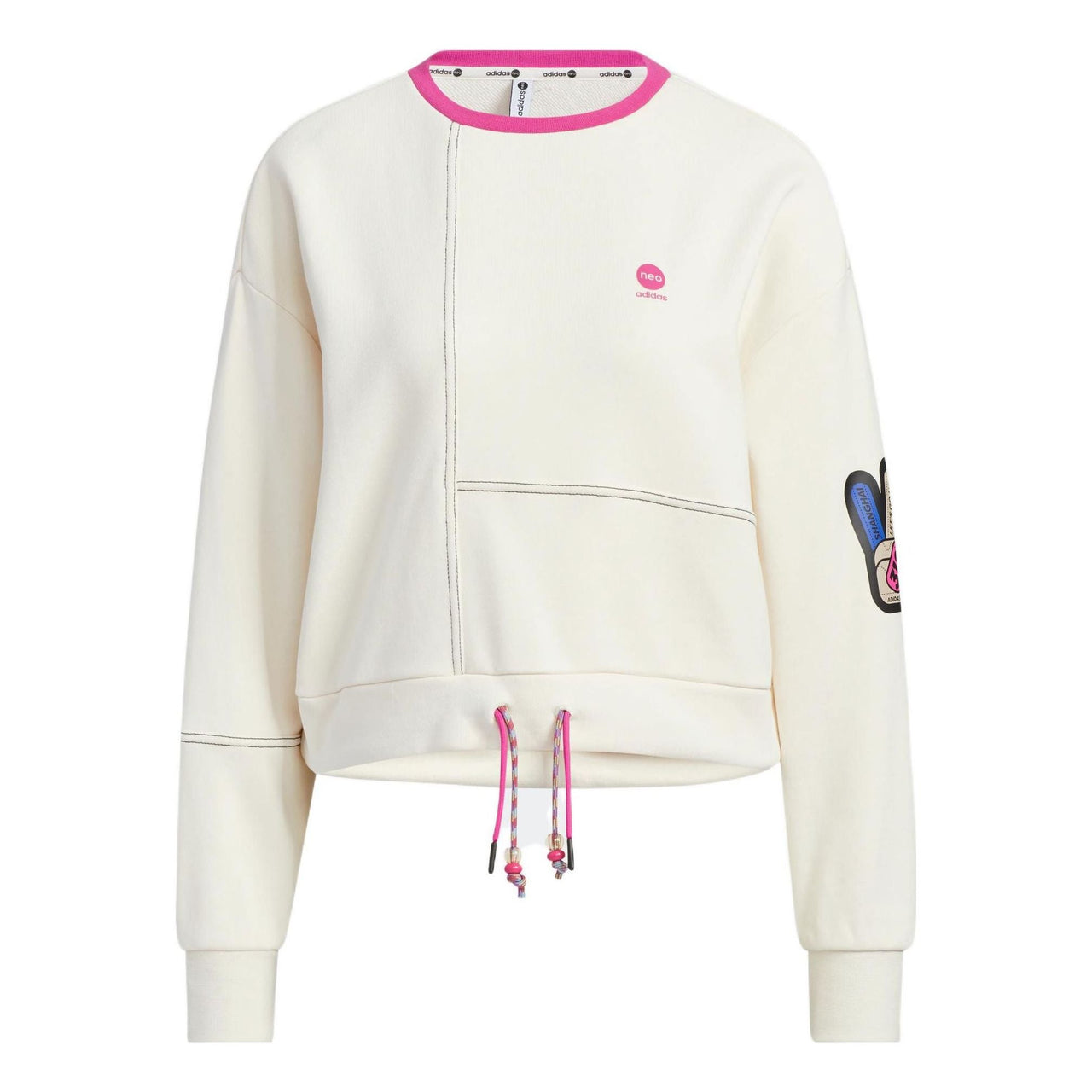 (WMNS) adidas Neo Cesp Sweatshirts 'White' IA6899