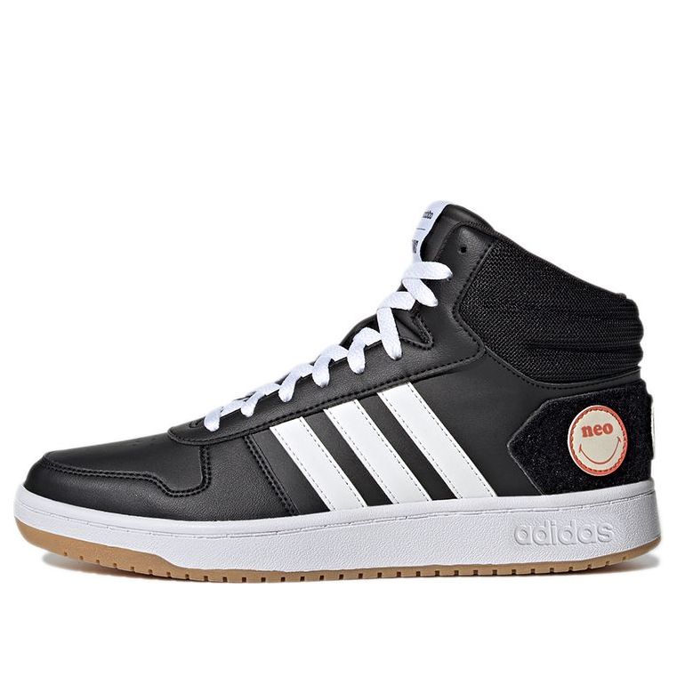 adidas neo Hoops 2.0 Mid 'Black White' GY7616