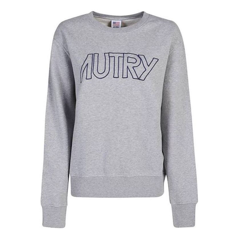 (WMNS) AUTRY Logo Sweater 'Grey' SWIW408M-E57260