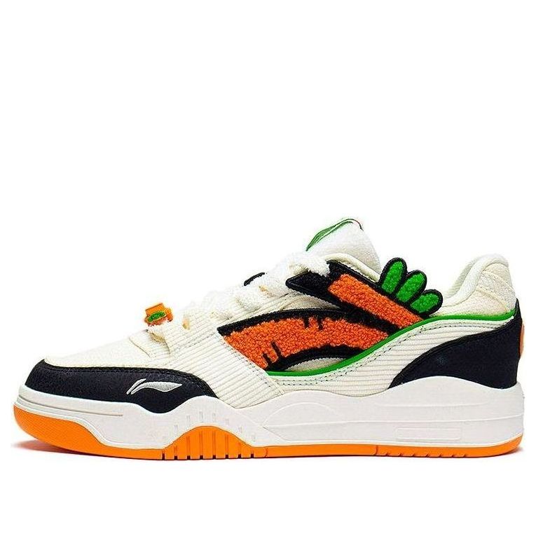 (WMNS) Li-Ning Moon White New Years 'Carrot' AGCS427-10