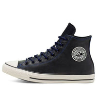 Converse Chuck Taylor All Star High Tumbled Leather 'Black Hyper Royal' 165959C