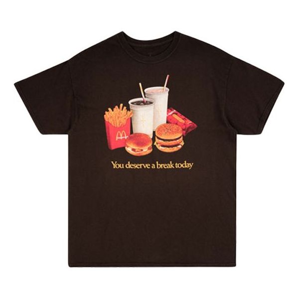 Travis Scott x Cactus Jack McDonald's Deserve A Break T-Shirt 'Brown' CJMD-SS25