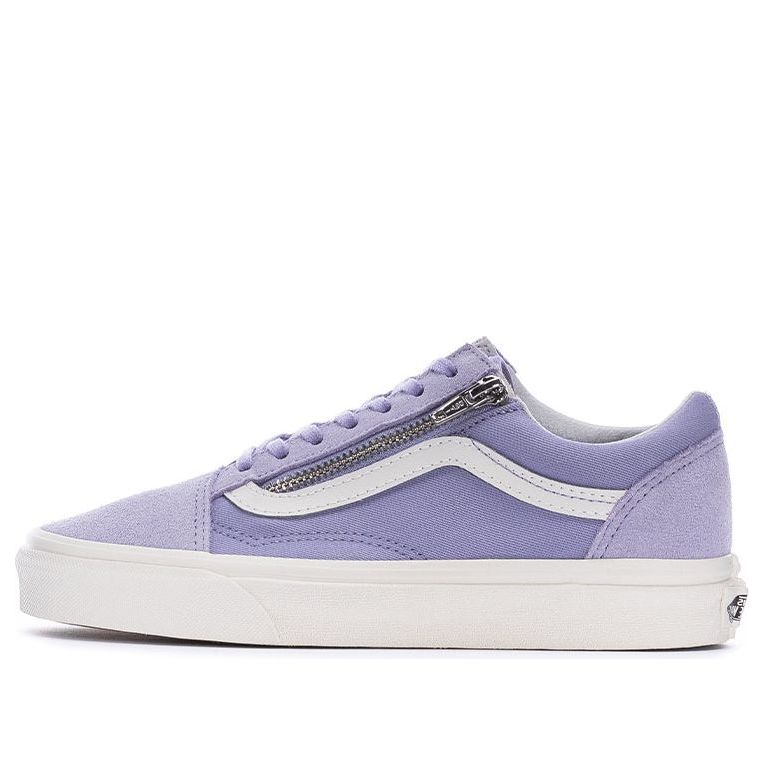 Vans Old Skool Low Tops Casual Skateboarding Shoes Unisex Purple White VN0A3493B6G