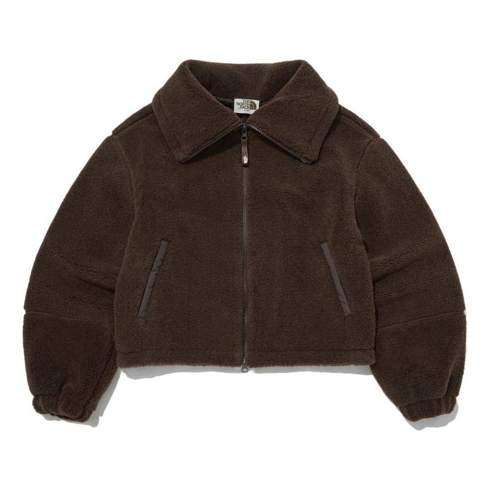 (WMNS) THE NORTH FACE White Label Casual Style Short Jacket 'Brown' NJ4FP80L
