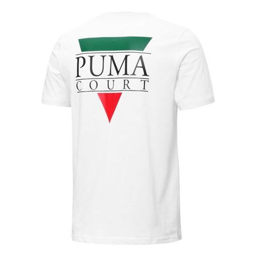 PUMA Tennis Club Graphic Tee 'White' 536958-02