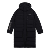 Li-Ning Winter Lifestyle Long Down Jacket 'Black' AYMS065-2