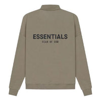 Fear of God Essentials SS21 Mockneck Half Zip 'Taupe' FOG-SS21-592