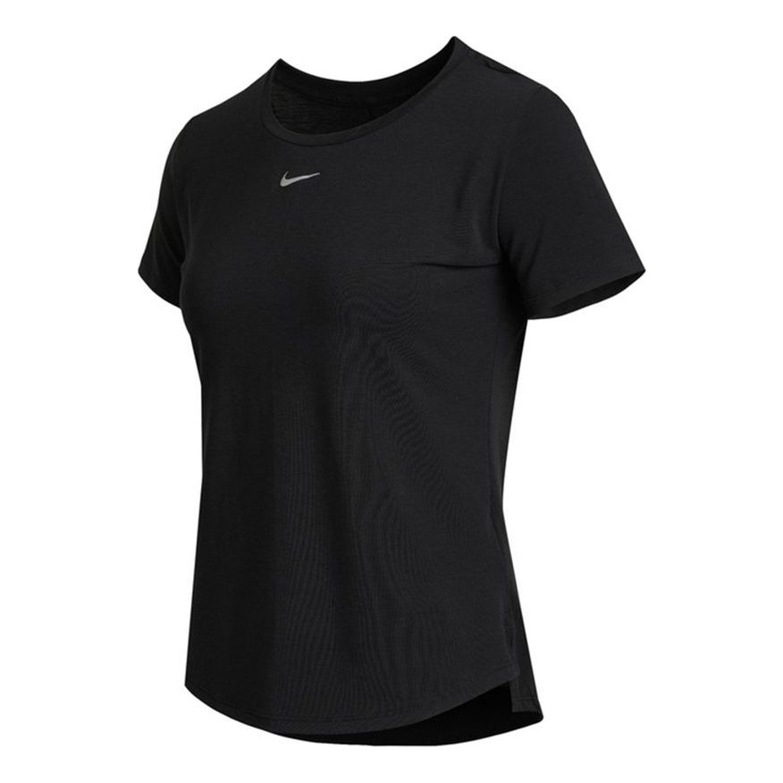 (WMNS) Nike Dri-FIT Training Sports Quick Dry Round Neck Short Sleeve Black DD0619-010