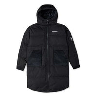 (WMNS) Converse Premium Long Down Jacket 'Black' 10023725-A03