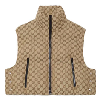 (WMNS) Gucci GG Canvas Padded Vest 'Beige' 776838-ZAPIO-2190
