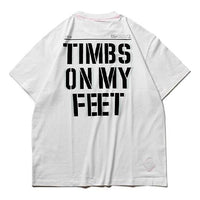 Men's Timberland SS20 Slogan Printing Short Sleeve White A28NN100
