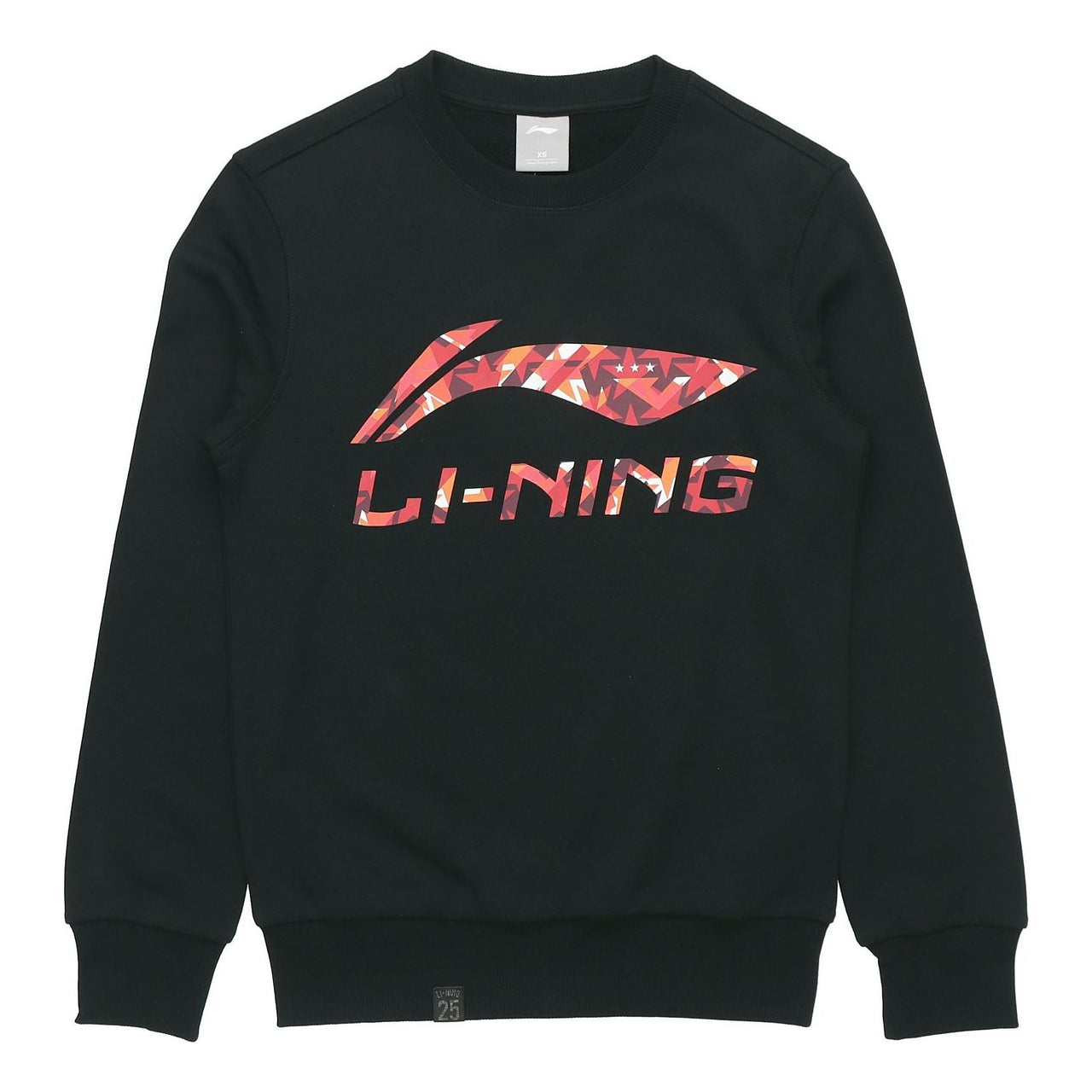 Li-Ning Big Logo Sweatshirt 'Black Multi' AWDR607-2