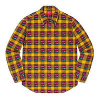 Supreme Rose Buffalo Plaid Shirt 'Gold Purple' SUP-SS19-142