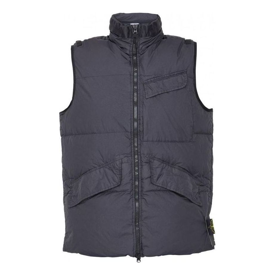 STONE ISLAND Crinkle Reps Down Vests 'Black' 7715G0123-V0029