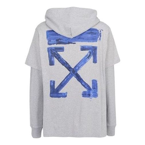 Off-White Back Arrow Printing Drawstring Gray OMAB033F191850100730