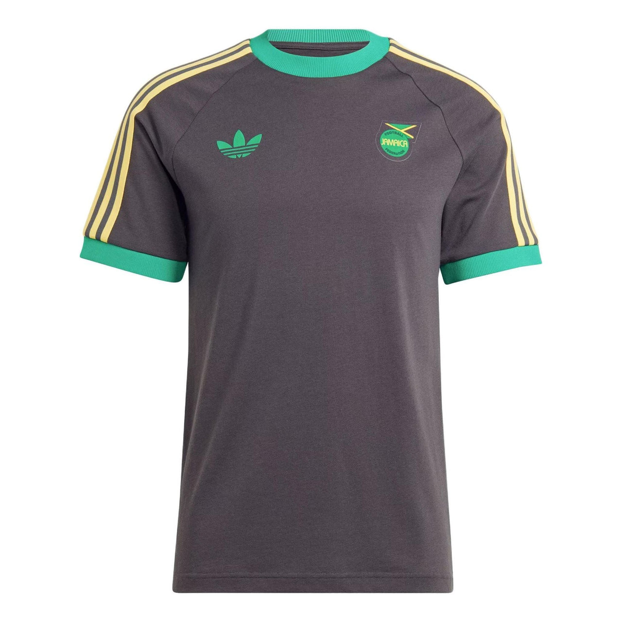 adidas Jamaica Adicolor 3-Stripes T-Shirt Asia Sizing 'Black' IT7807