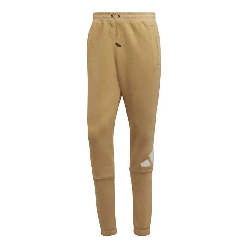 adidas Logo Printed Track Pants Asia Sizing 'Tan' HI1183