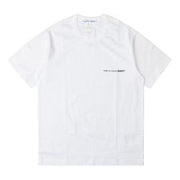 COMME des GARCONS Little Logo Applique Cotton Short-sleeve Tee 'White' S28119-3