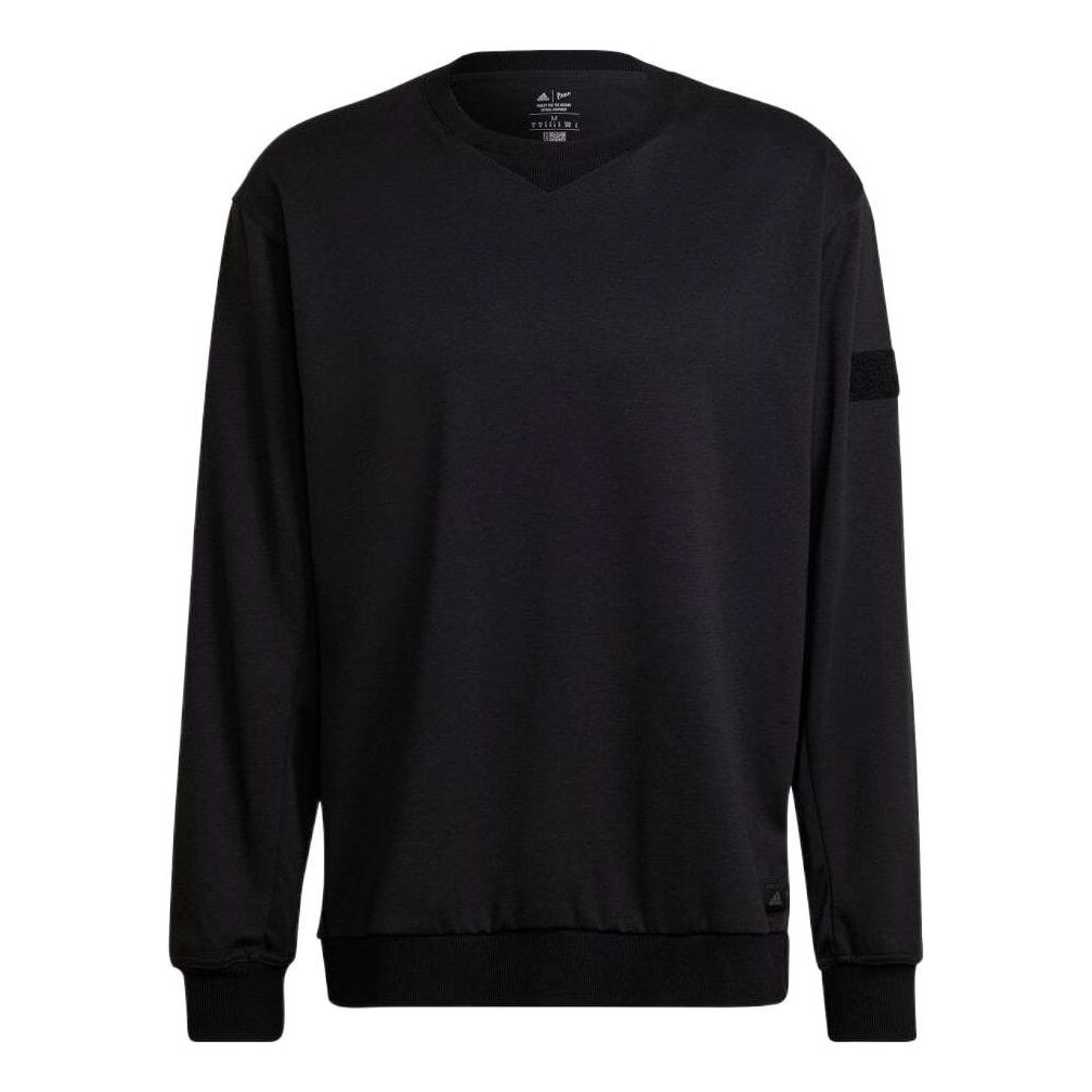 Men's adidas Casual Round Neck Pullover Black HH8114