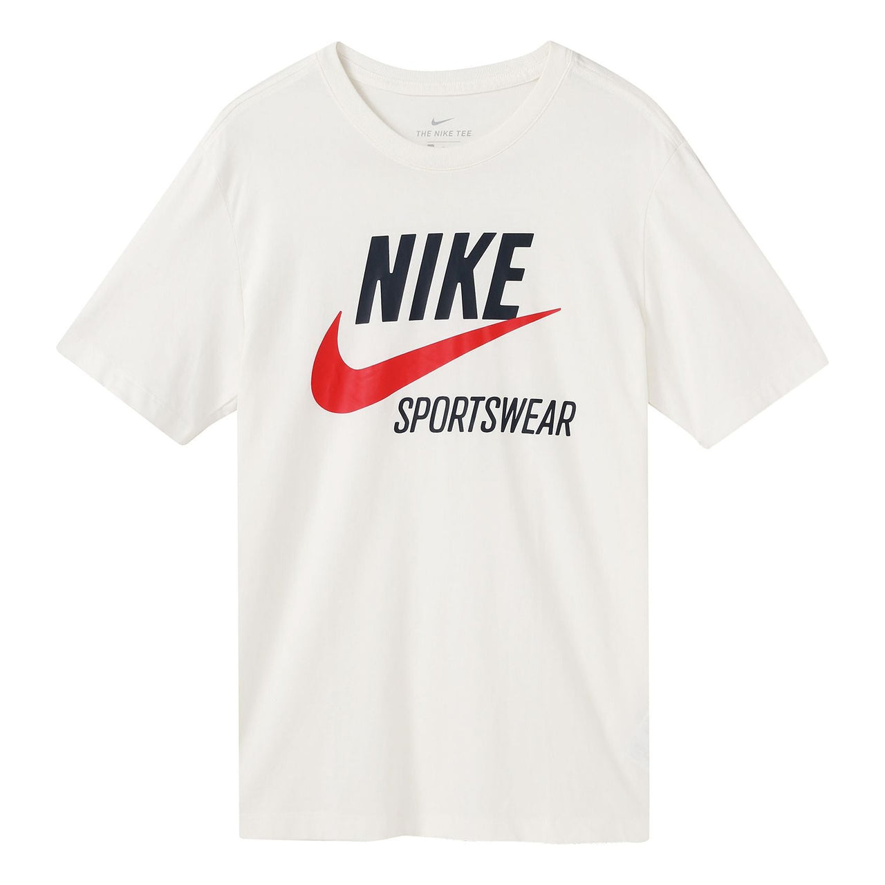 Nike Sportswear Futura Alphabet Logo Printing Short Sleeve White CW7072-133
