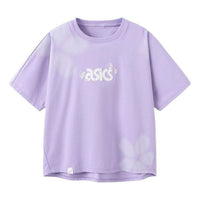 (GS) ASICS Logo T-Shirt 'Purple' 332241174016-508