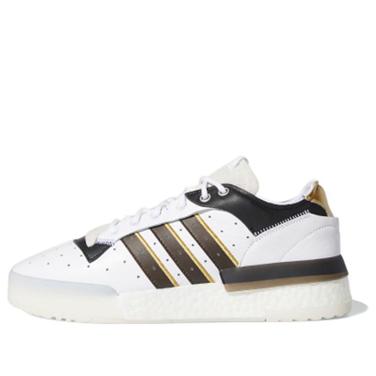 (WMNS) adidas Rivalry Rm Low 'White Brown Black' EF6443