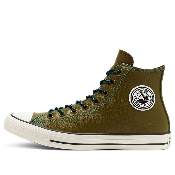 Converse Tumbled Leather Chuck Taylor All Star 'Green White' 165957C