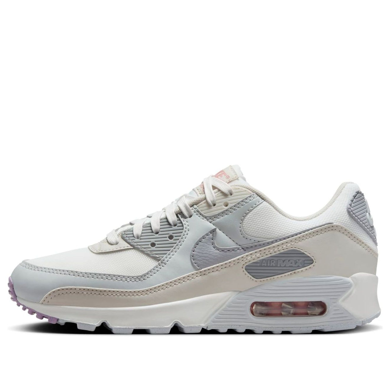 (WMNS) Nike Air Max 90 'Summit White Pure Platinum' DH8010-107
