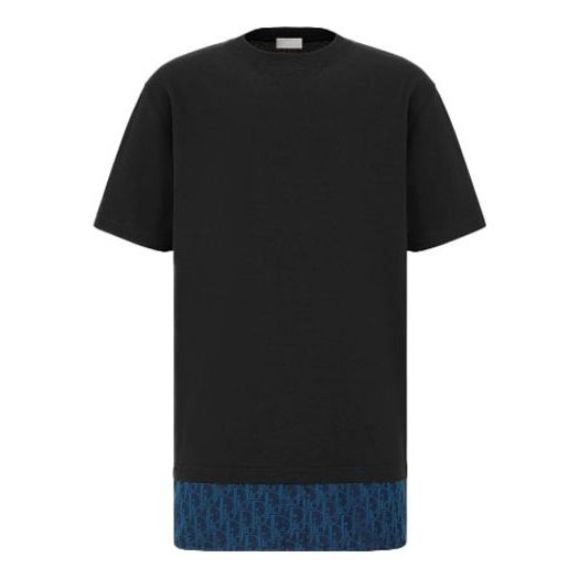 Dior Oblique T-Shirt 'Blue' 113J632A0677-C585