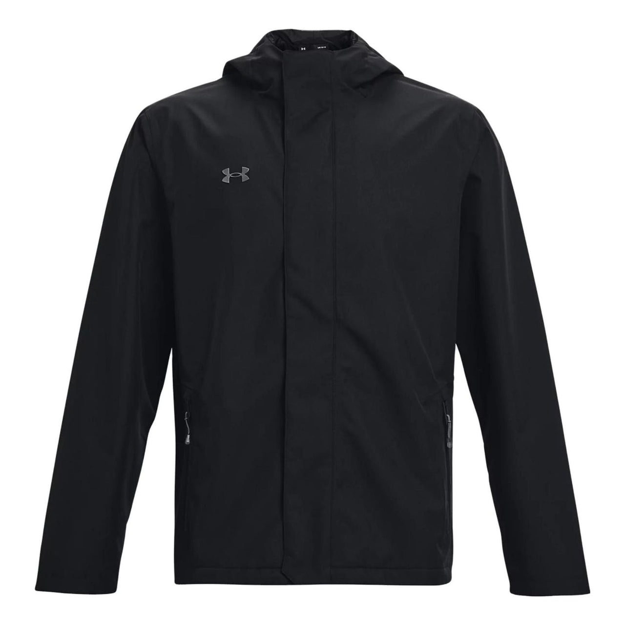 Under Armour Stormproof Lined Rain Jacket 'Black Grey' 1369254-001
