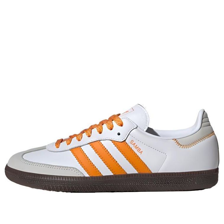 (WMNS) adidas Samba OG 'Cloud White Orange' IE6521