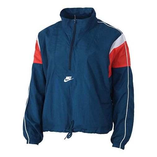 (WMNS) Nike Windblocker Jacket Blue CJ2362-432