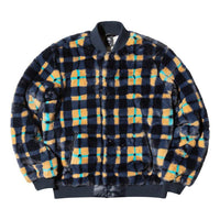 Nike SB Dunk High x Concepts Crossover Skateboard Sports Plush Plaid Jacket Asia Edition Colorblock Yellow CK7290-475
