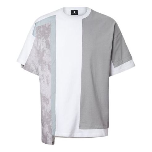 Men's Converse x FCW Crossover Contrasting Colors Short Sleeve White 10020827-102