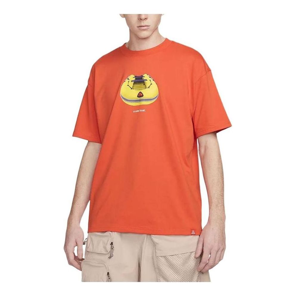 Nike ACG Cruise Boat Dri-FIT T-Shirt (Asia Sizing) 'Orange' FQ3726-809