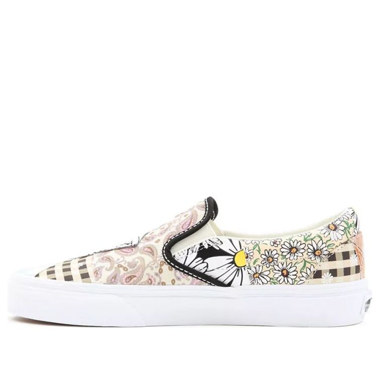 Vans Meadow Patchwork Classic Slip-on Multi-Print 'Cream Flowers' VN0A5AO84201