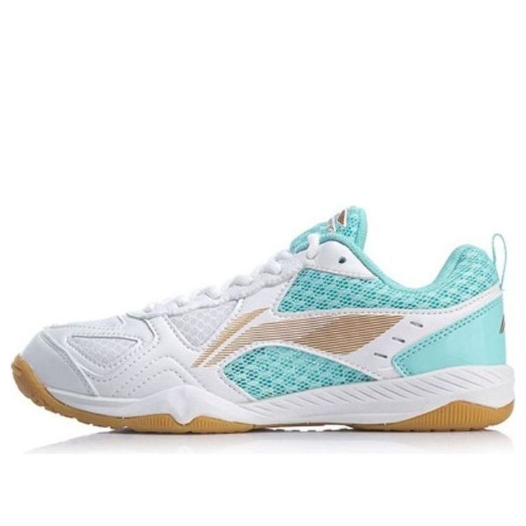 (WMNS) Li-Ning Ma Long Signature Table Tennis Shoes 'White Mint' APTP002-2