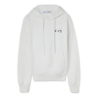 Off-White SS22 Solid Color Hooded Pullover Long Sleeves Unisex White OMBB097C99FLE0040110