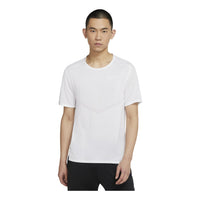 Nike Dri-fit Rise 365 Causual Sports Ventilate Round Collar T-Shirt Men's White CZ9185-100