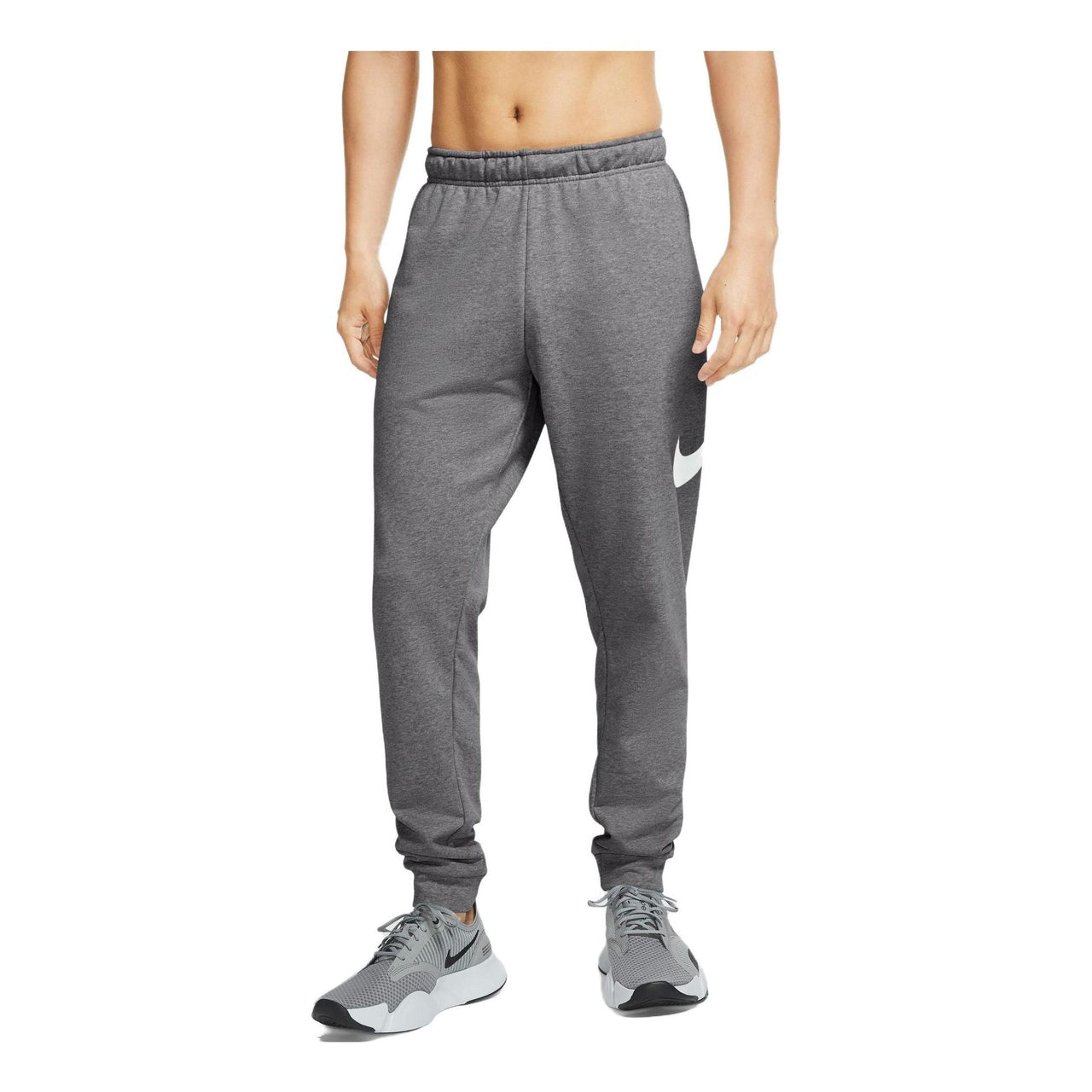 Nike Dri-FIT Tapered Training Trousers 'Grey' CU6776-071