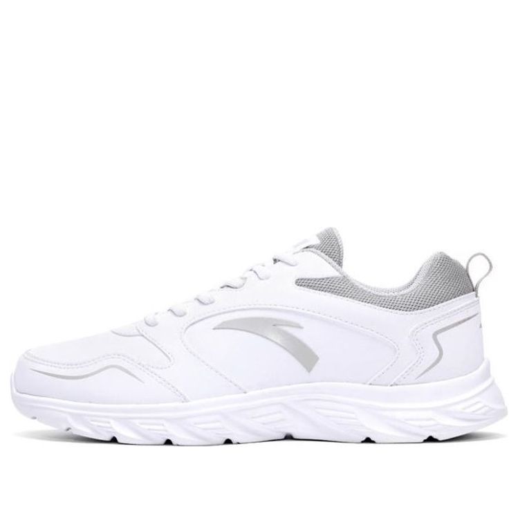 ANTA Running Series Sneakers Leather 'White Grey' 912245515-4