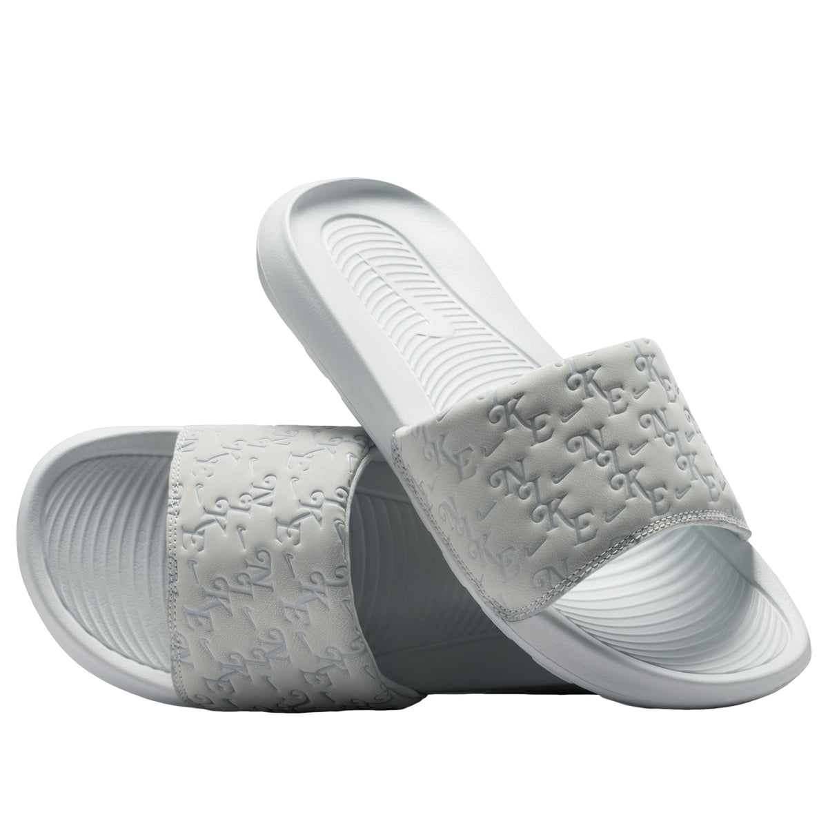 (WMNS) Nike Victori One Slide 'Photon Dust Wolf Grey' HQ7022-011