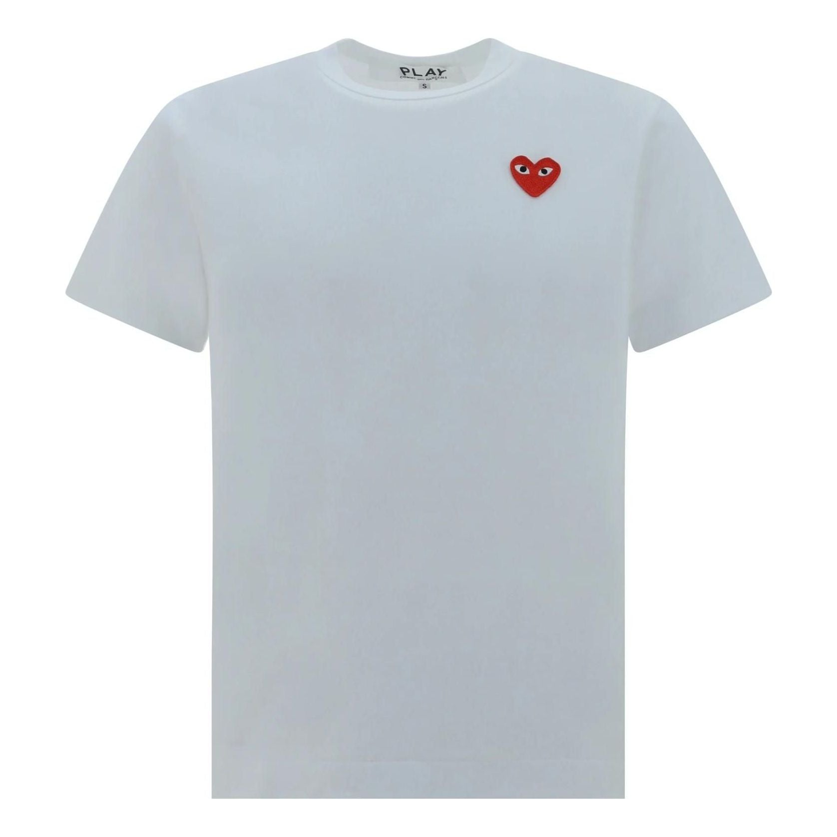 COMME des GARCONS PLAY SS25 Heart Emblem T-Shirt 'White' AX-T108-051-2