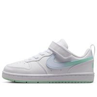 (PS) Nike Court Borough Low 'White Arctic Green Football Grey' IQ6527-100