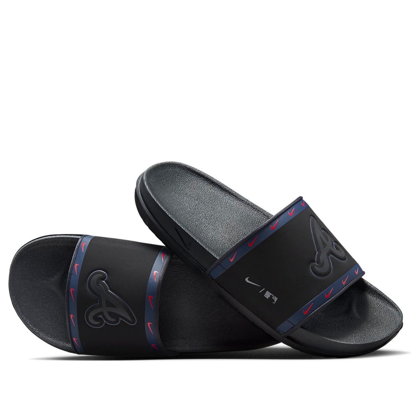 Nike MLB x OffCourt Slide 'Atlanta Braves' DH6971-001