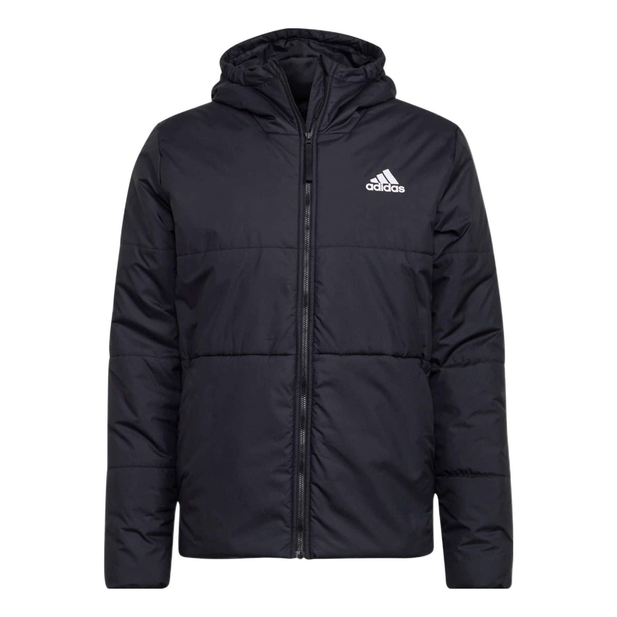 adidas BSC 3-Stripes Hooded Insulated Jacket Asia Sizing 'Black' HG6276