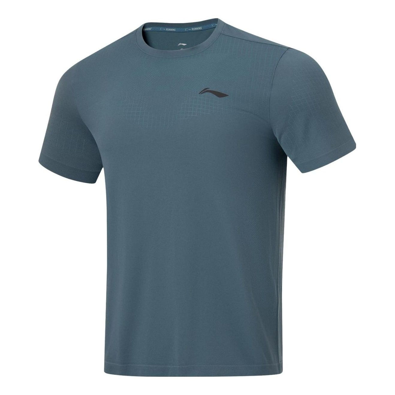 Li-Ning Logo Running T-shirt 'Blue' ATST077-6